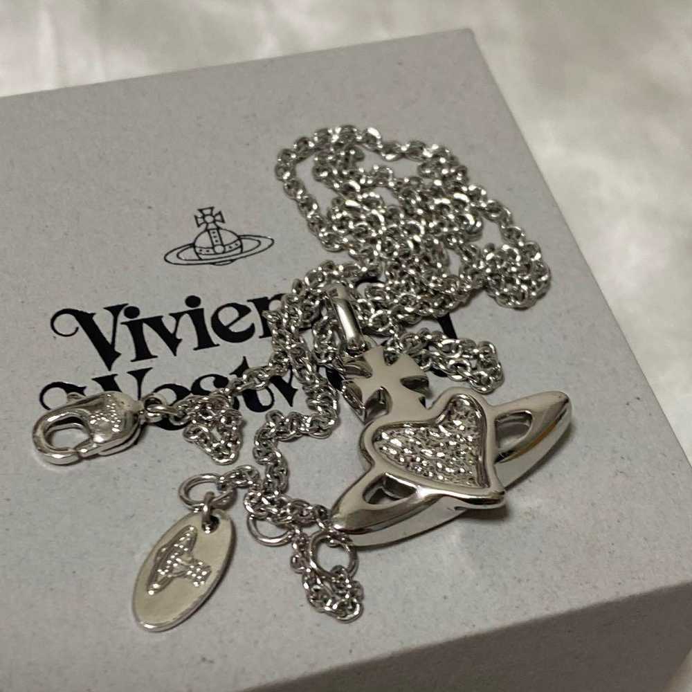 [Japan Used Necklace] Vivienne Westwood Diamante … - image 3