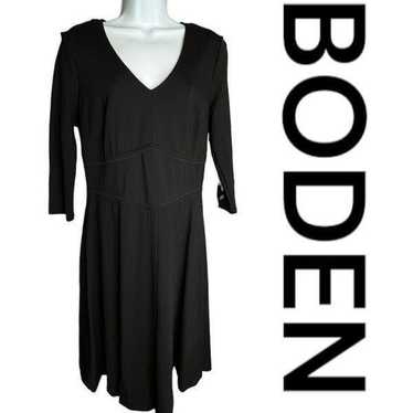 Boden Women's Bryony Broderie Trim 3/4 Sleeve Fit… - image 1