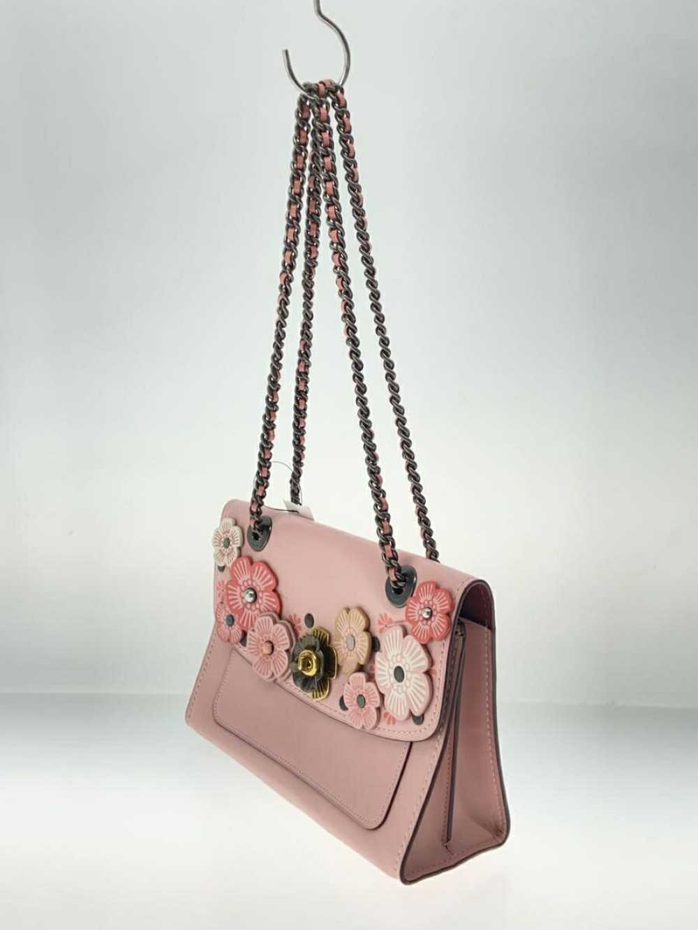 COACH Shoulder Bag Pink Allover Pattern Flower Pa… - image 10