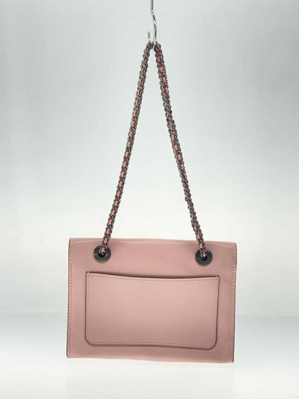 COACH Shoulder Bag Pink Allover Pattern Flower Pa… - image 3