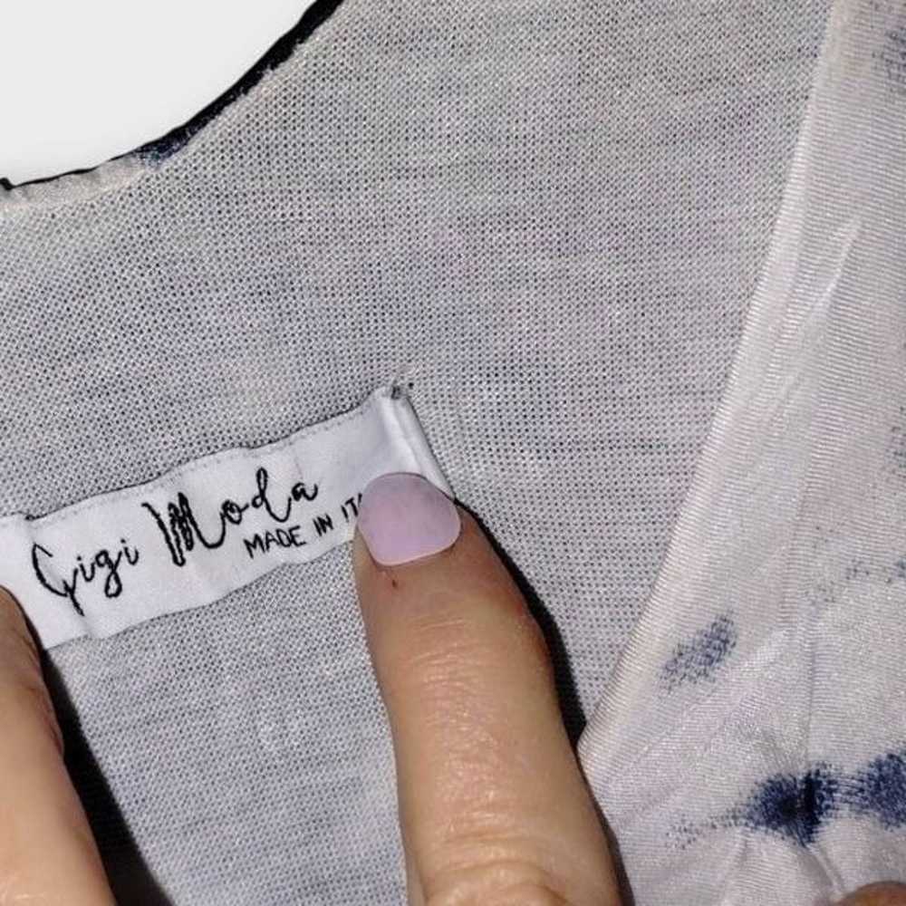 Gigi Moda Italy Womens Dress Sz Medium Silk Tye D… - image 6