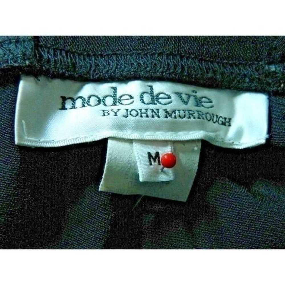 Mode De vie Dress Overalls Size Medium Black Leat… - image 9