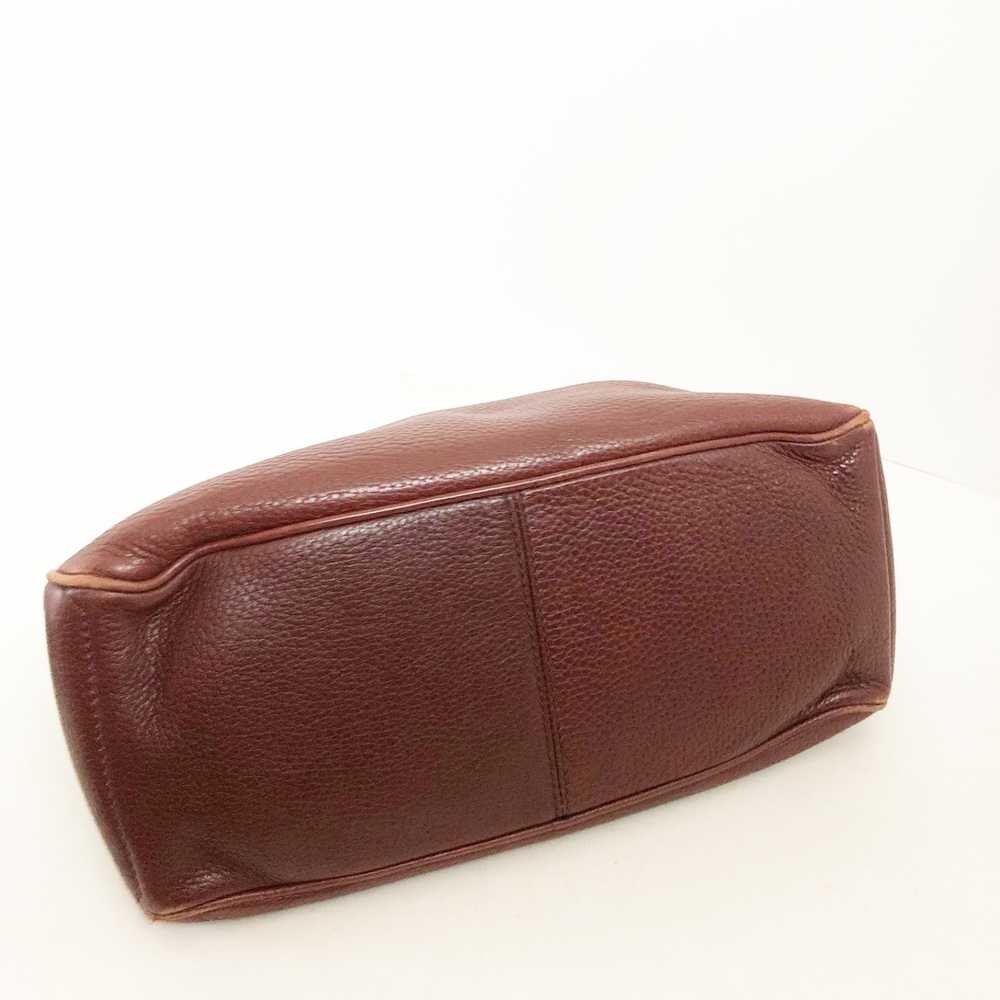 Used Celine Boogie Bag Tote Dark Brown Leather - image 4