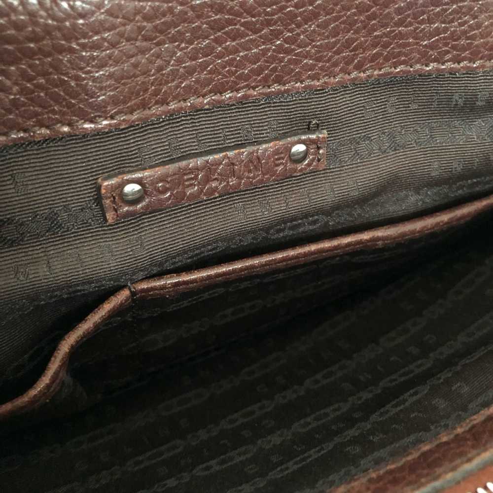 Used Celine Boogie Bag Tote Dark Brown Leather - image 8
