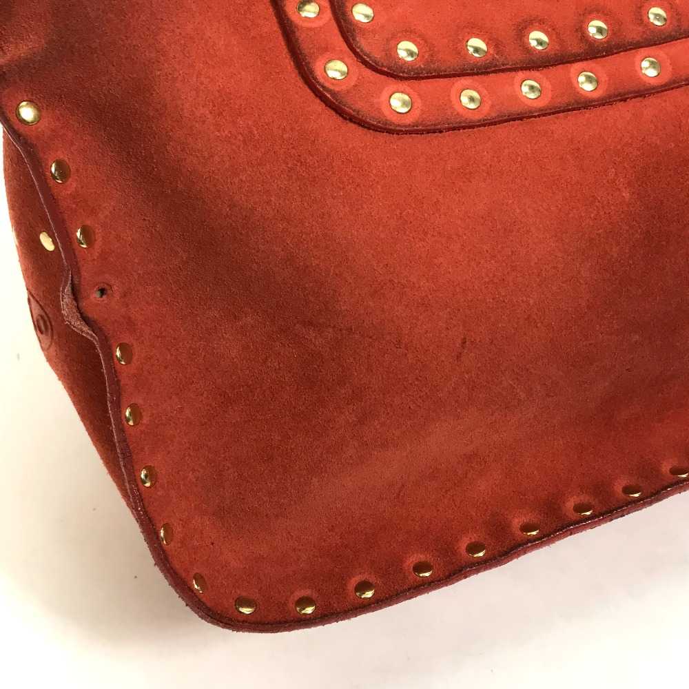 Celine Studded Boogie Bag Tote Handbag Suede Ladi… - image 6