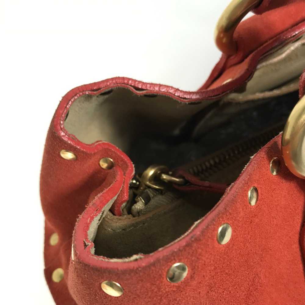 Celine Studded Boogie Bag Tote Handbag Suede Ladi… - image 8