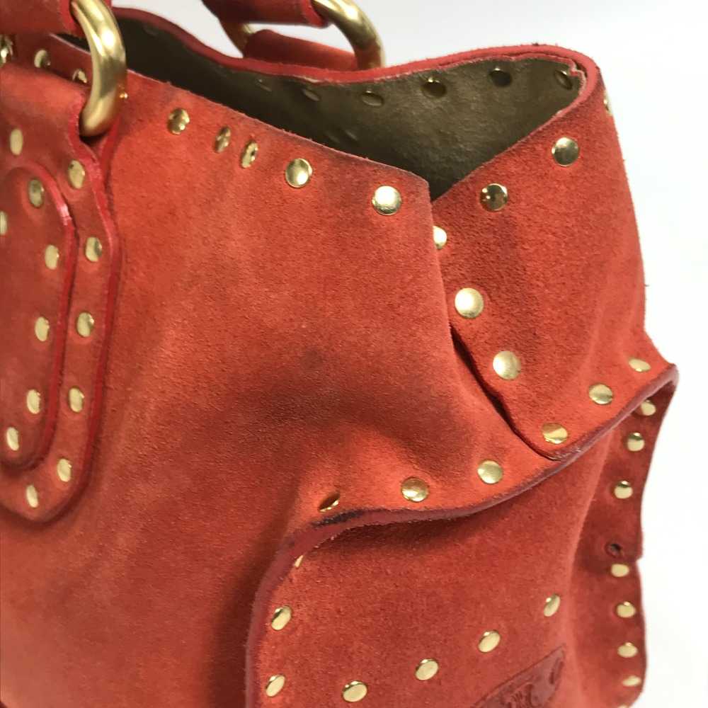Celine Studded Boogie Bag Tote Handbag Suede Ladi… - image 9