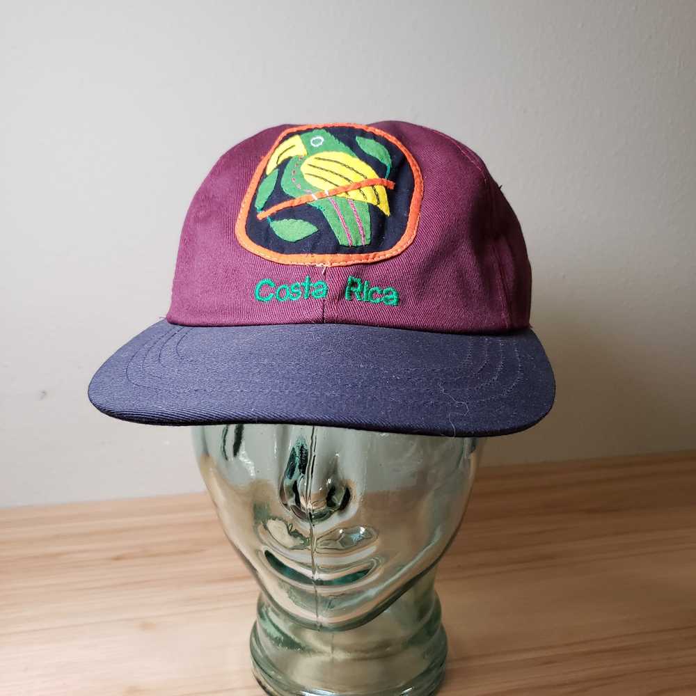 Vintage Indios Costa Rica Colorblock Baseball Hat… - image 1