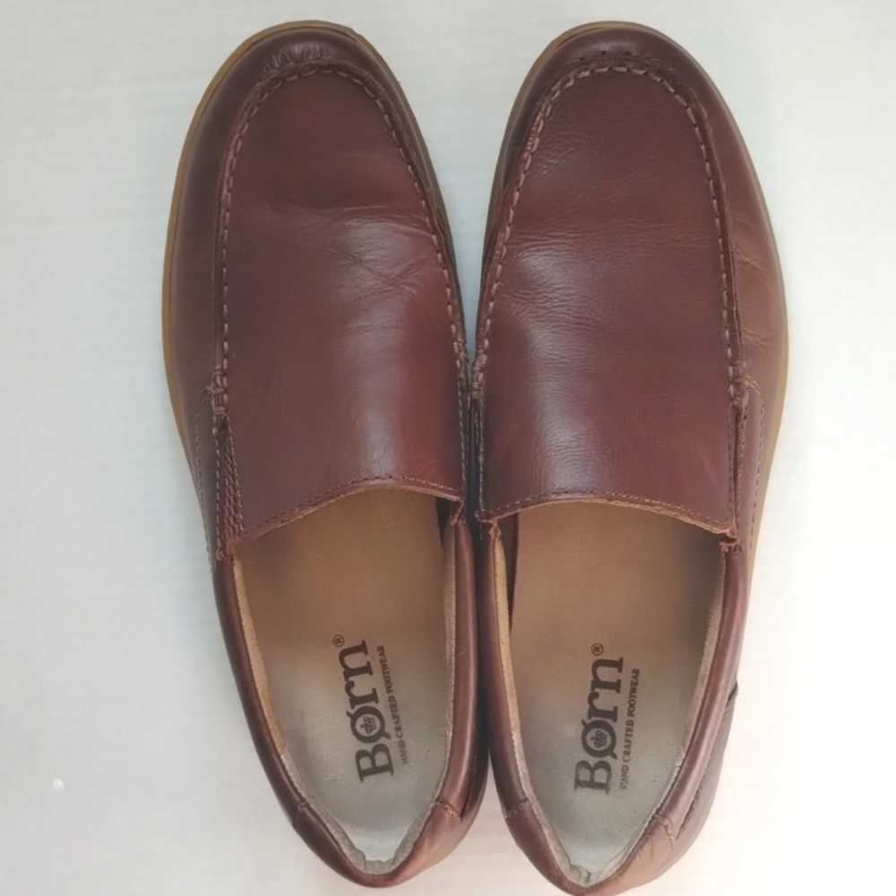 Born Leather Caleb Moc Brown Slip On  Loafer (Men… - image 4
