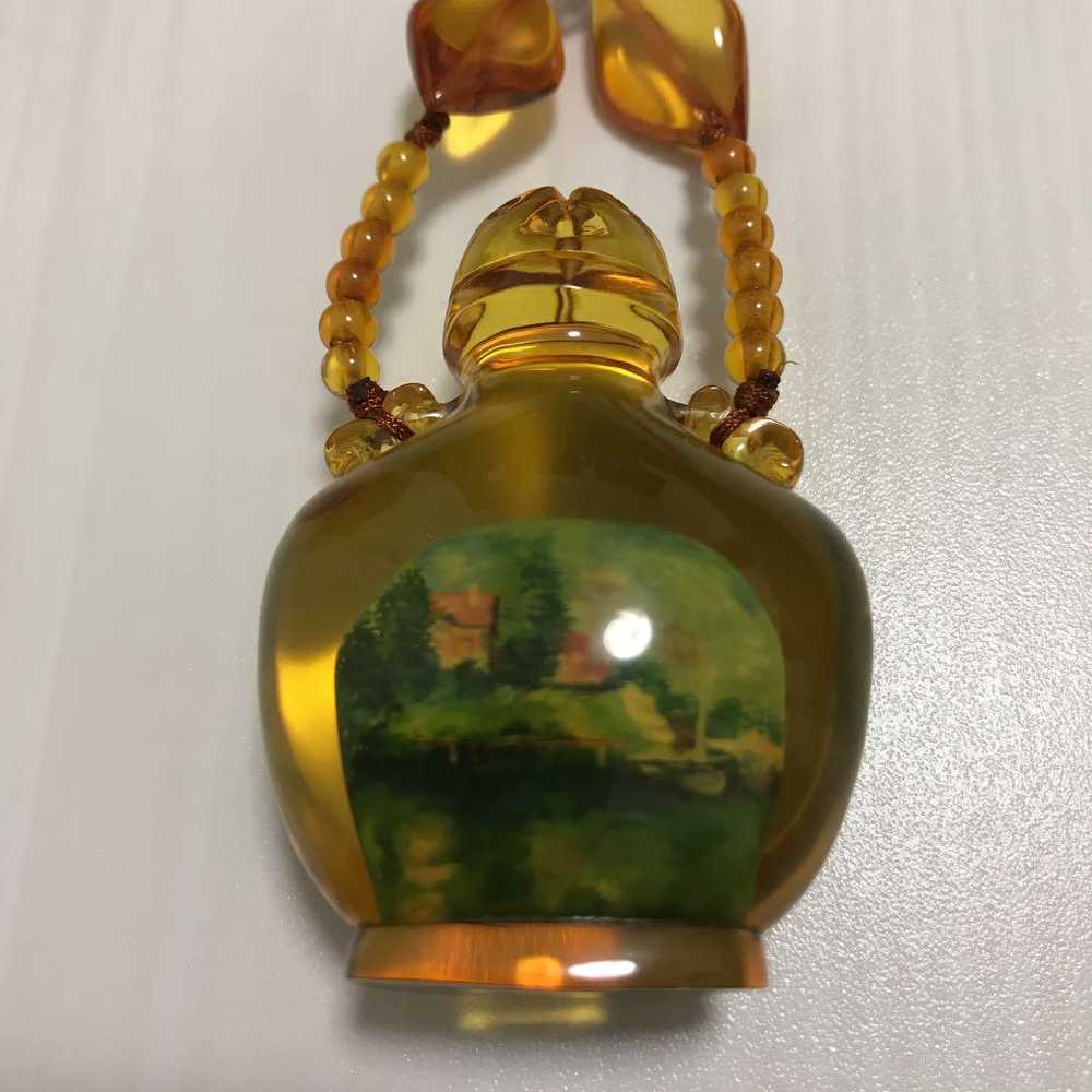 [Japan Used Necklace] Vintage Item Perfume Bottle… - image 3