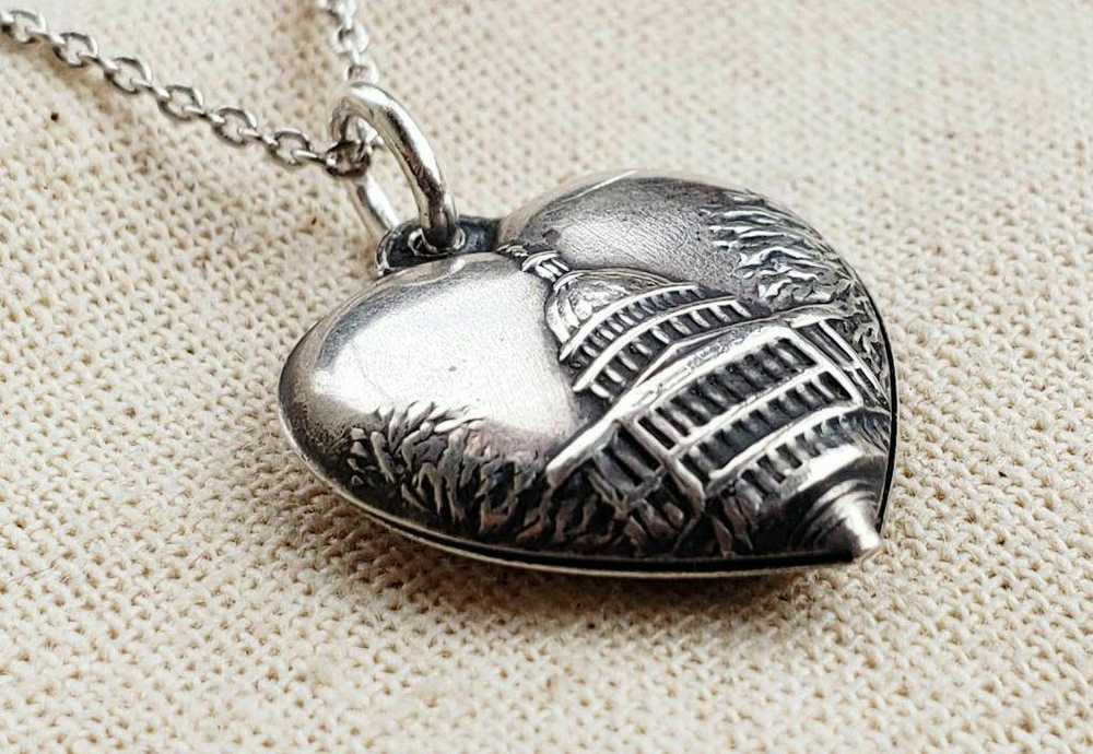 [Japan Used Necklace] Sweetheart Jewelry Forget-M… - image 11