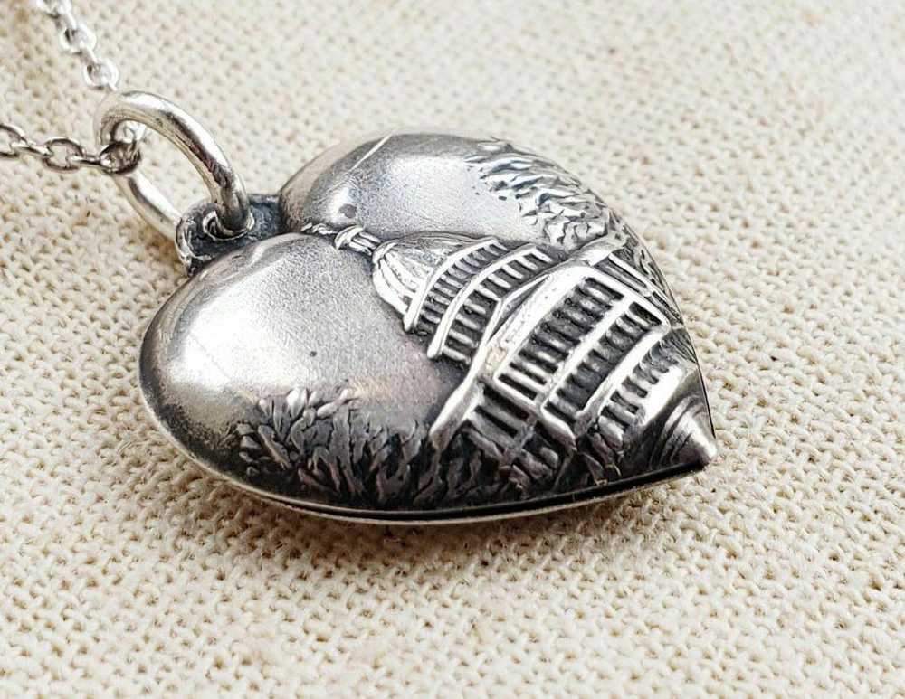 [Japan Used Necklace] Sweetheart Jewelry Forget-M… - image 3