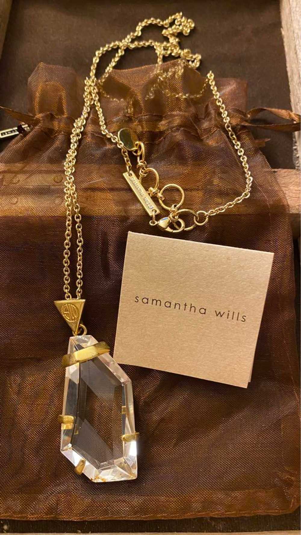 [Japan Used Necklace] Samantha Wills Crystal Chai… - image 1
