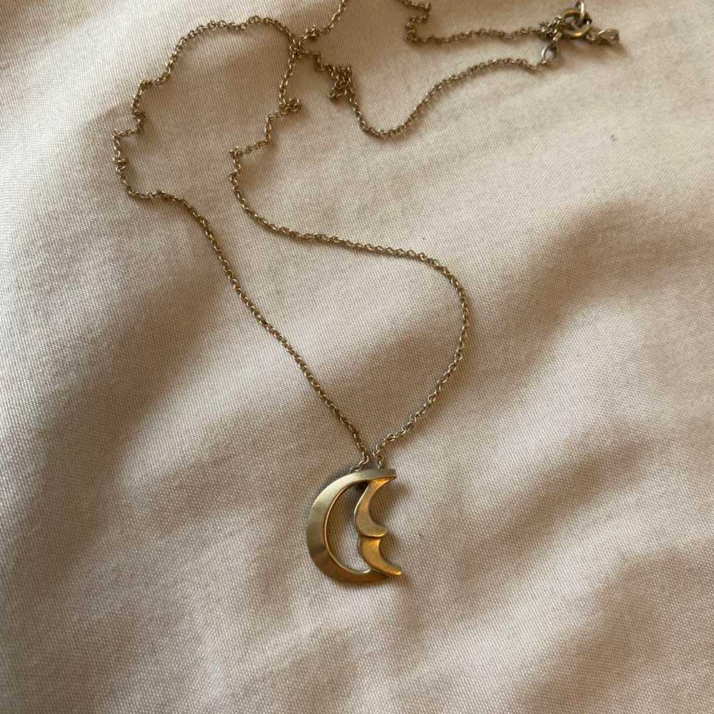 [Japan Used Necklace] Tiffany Co Moon Necklace - image 1