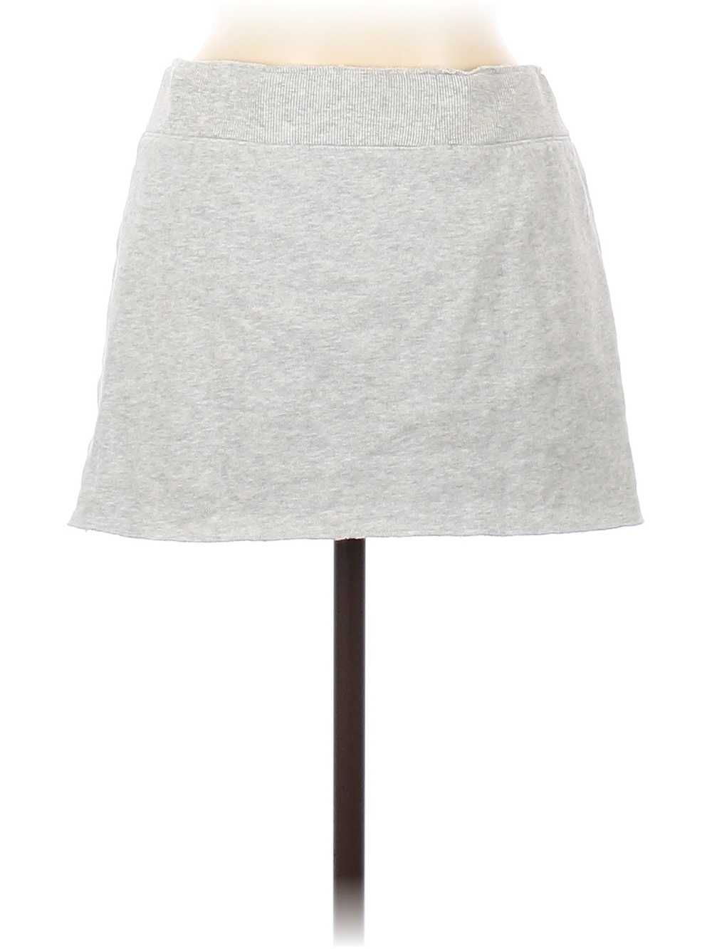 Plush & Lush Women Gray Casual Skirt M - image 2