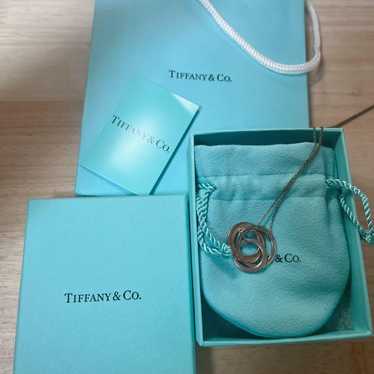 [Japan Used Necklace] Tiffany Co Interlocking Nec… - image 1