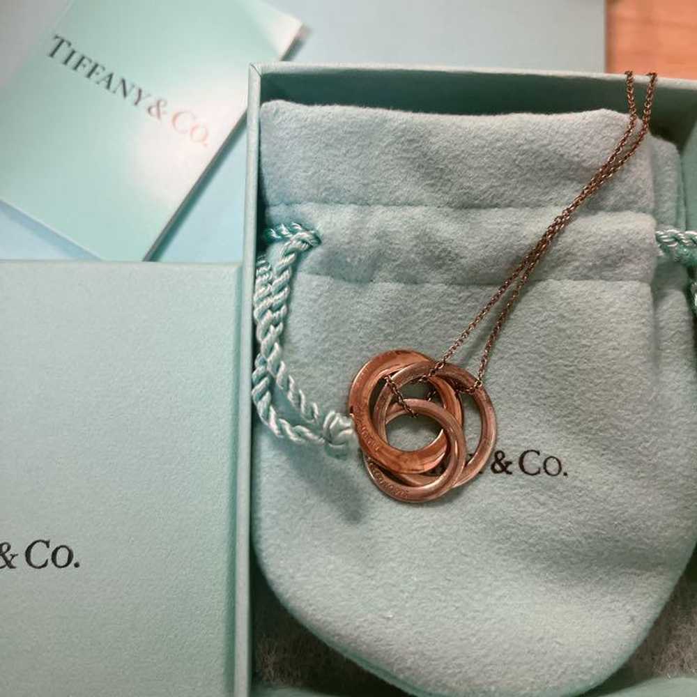 [Japan Used Necklace] Tiffany Co Interlocking Nec… - image 2