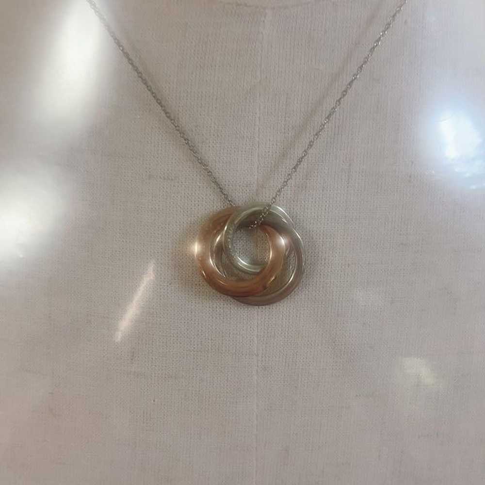 [Japan Used Necklace] Tiffany Co Interlocking Nec… - image 5