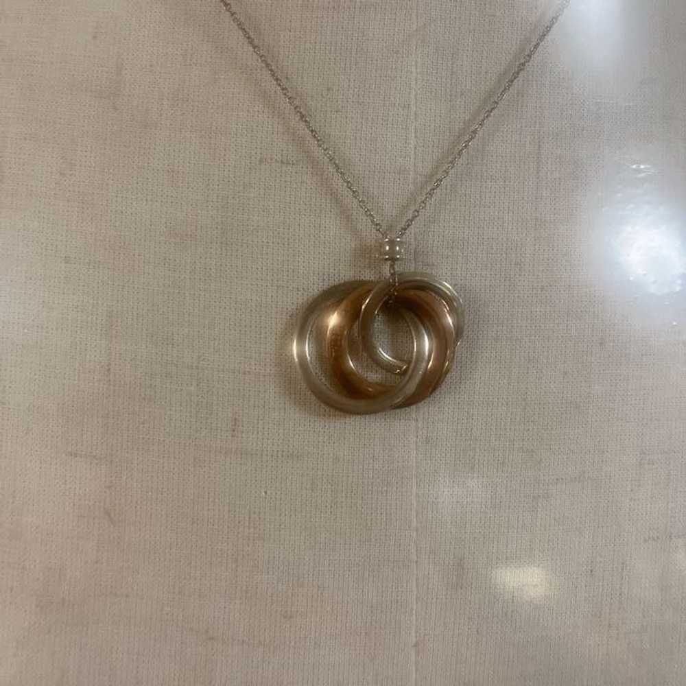 [Japan Used Necklace] Tiffany Co Interlocking Nec… - image 8