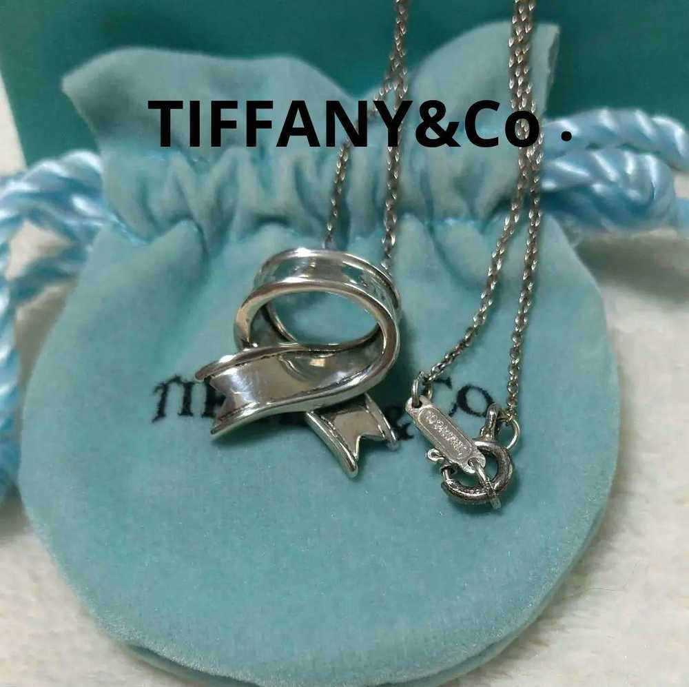 [Japan Used Necklace] Tiffany Co. Ribbon Necklace - image 1