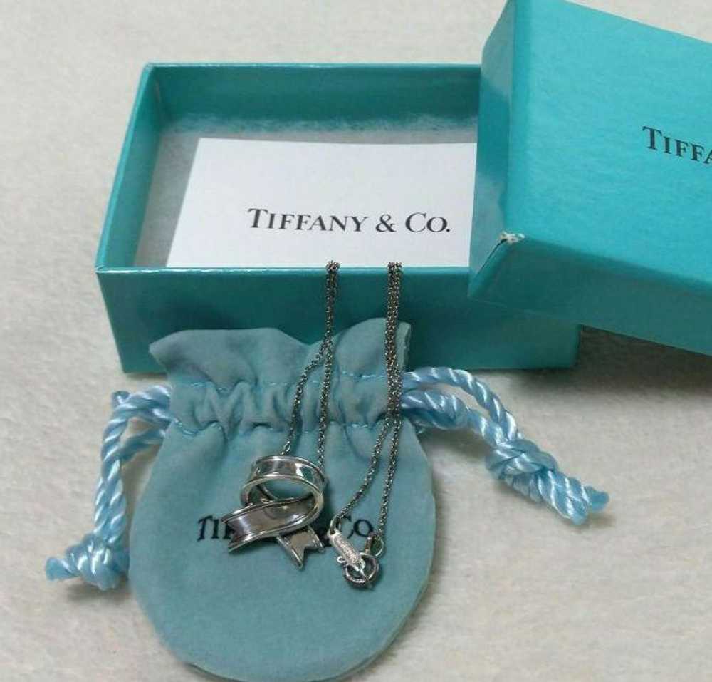 [Japan Used Necklace] Tiffany Co. Ribbon Necklace - image 2
