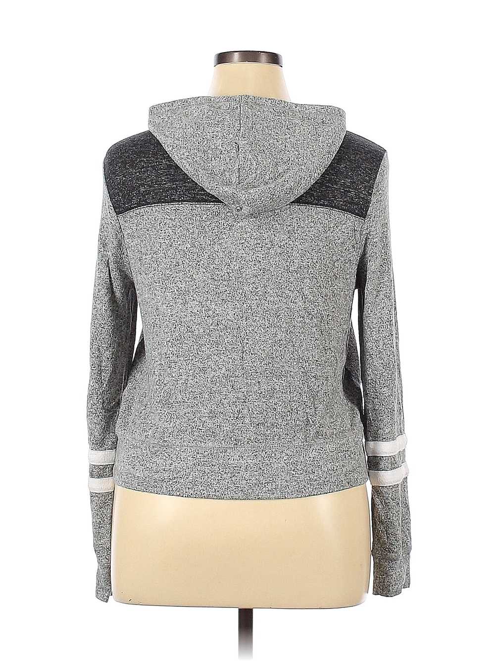 Hollister Women Gray Pullover Hoodie M - image 2