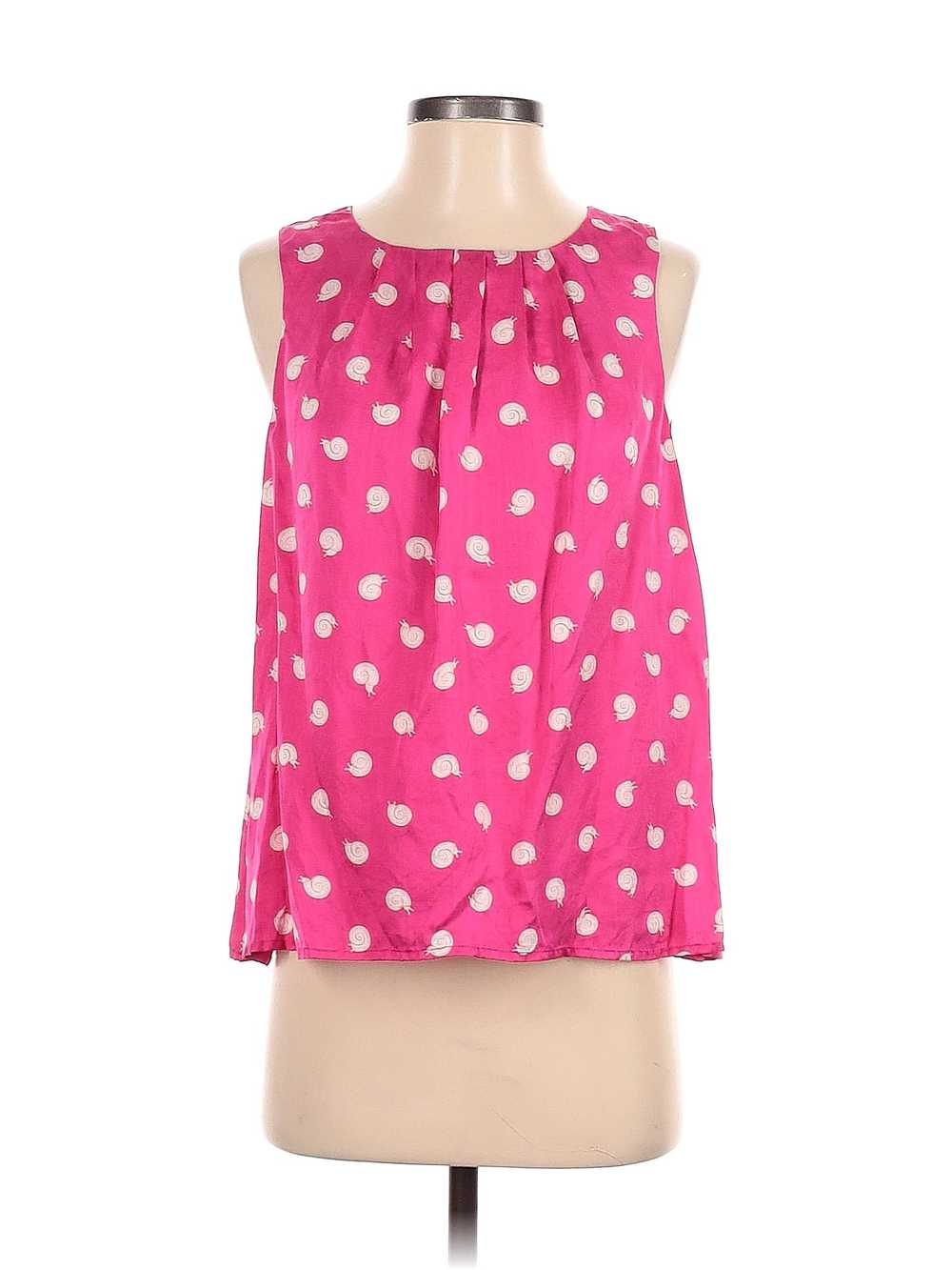 Urban Outfitters Women Pink Sleeveless Silk Top 2 - image 1