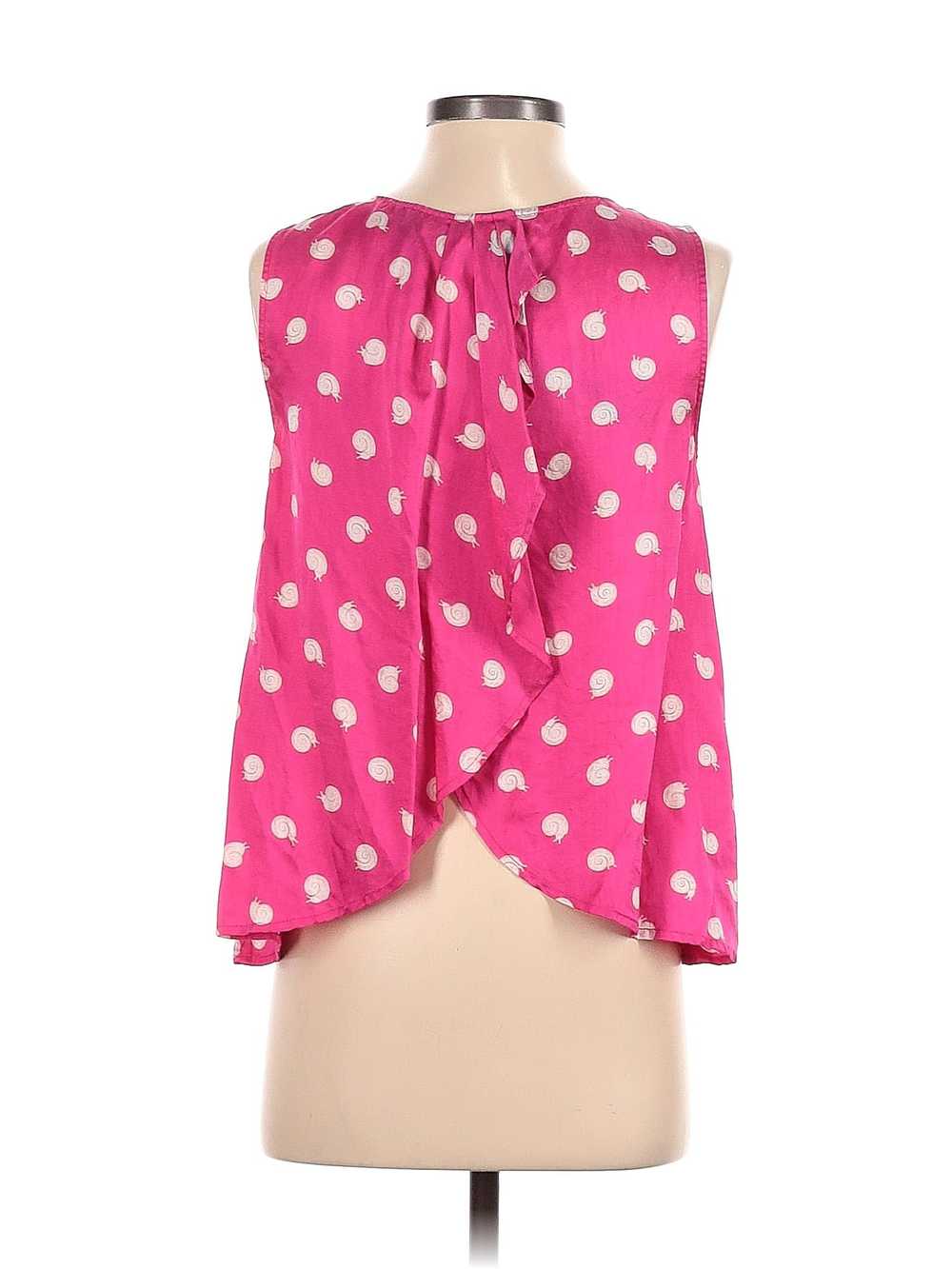 Urban Outfitters Women Pink Sleeveless Silk Top 2 - image 2