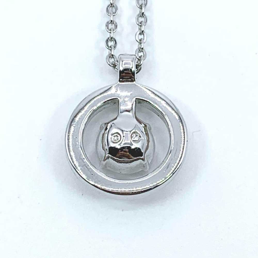 [Japan Used Necklace] Extreme Swarovski Silver Ne… - image 4