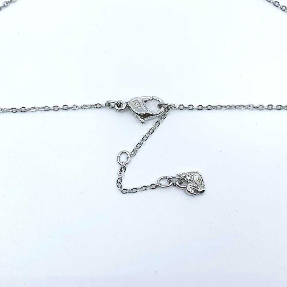 [Japan Used Necklace] Extreme Swarovski Silver Ne… - image 5