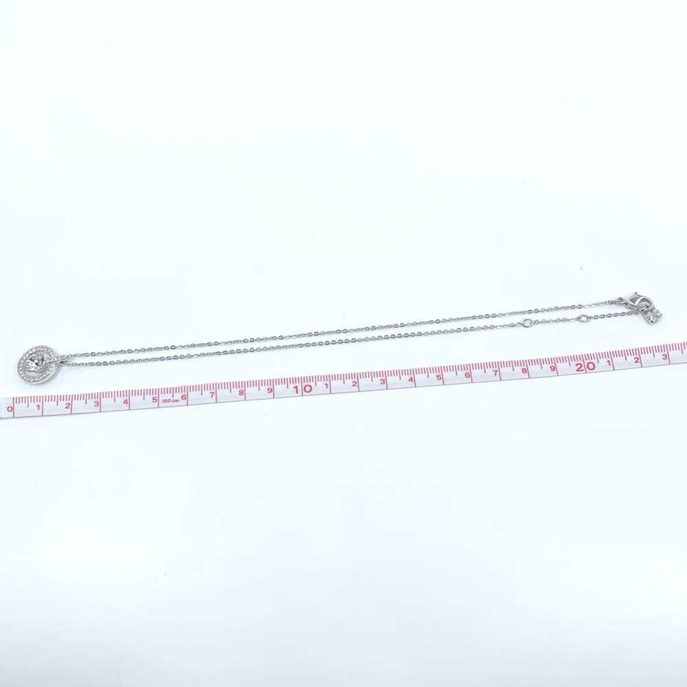 [Japan Used Necklace] Extreme Swarovski Silver Ne… - image 9
