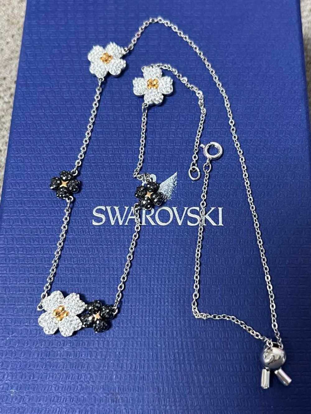 [Japan Used Necklace] Swarovski Necklace All Arou… - image 2