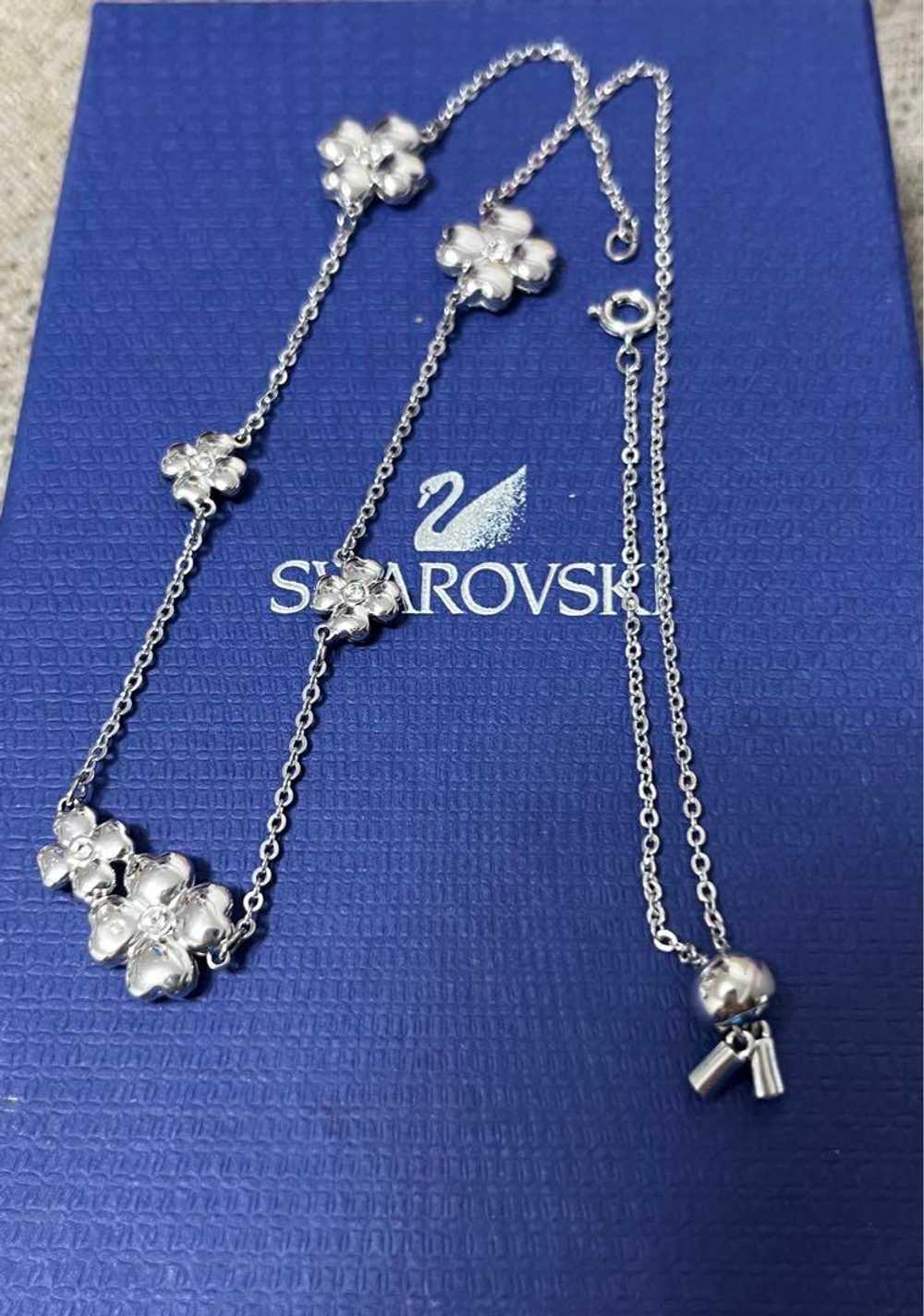 [Japan Used Necklace] Swarovski Necklace All Arou… - image 3
