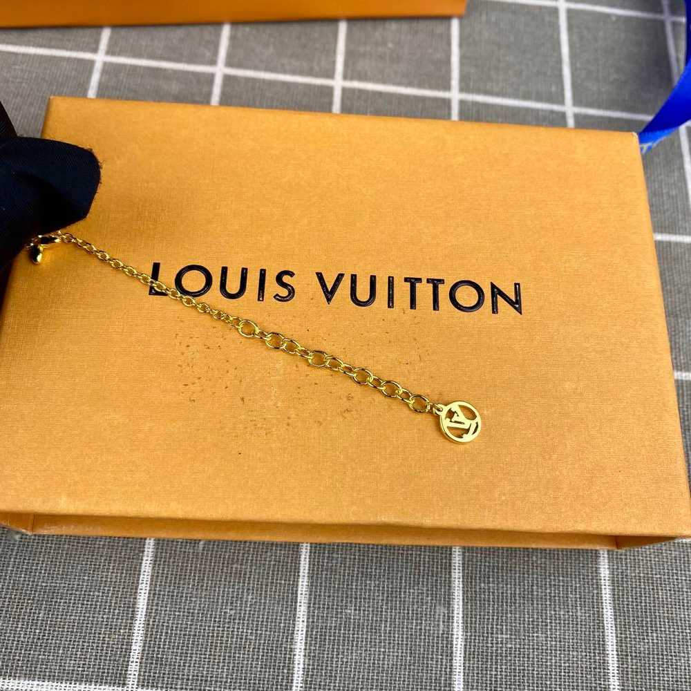 [Japan Used Necklace] Louis Vuitton Bracelet Lv I… - image 3