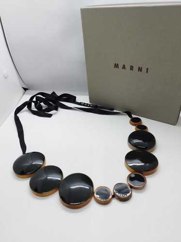 [Japan Used Necklace] Marni Wooden Necklace 291 Wi