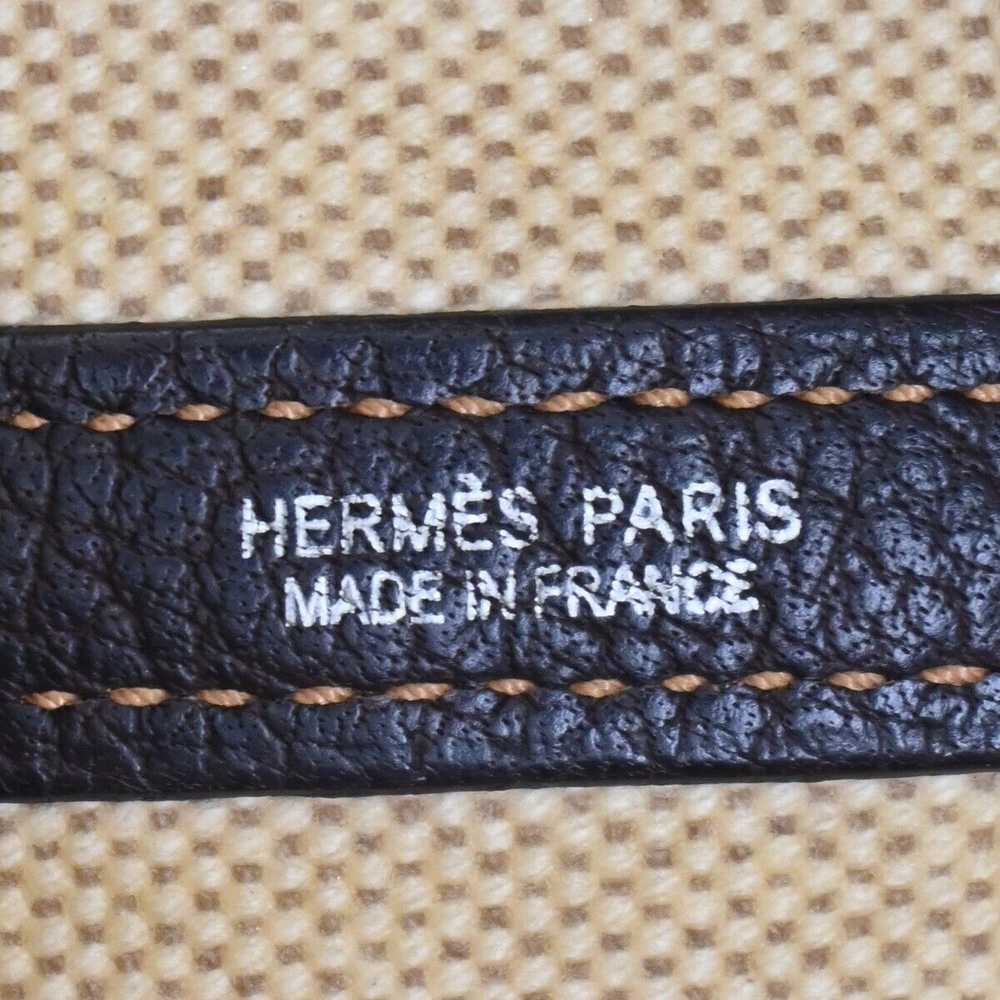 Hermès Garden Party Beige Canvas Tote Bag Authent… - image 7