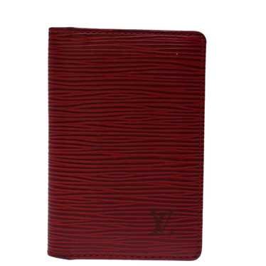 Louis Vuitton Organizer De Poche Red Leather Wall… - image 1