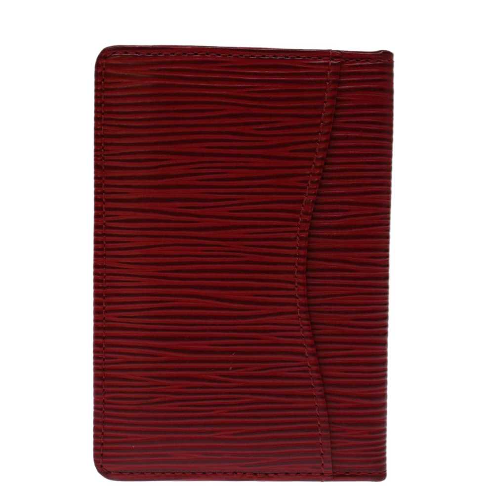 Louis Vuitton Organizer De Poche Red Leather Wall… - image 2