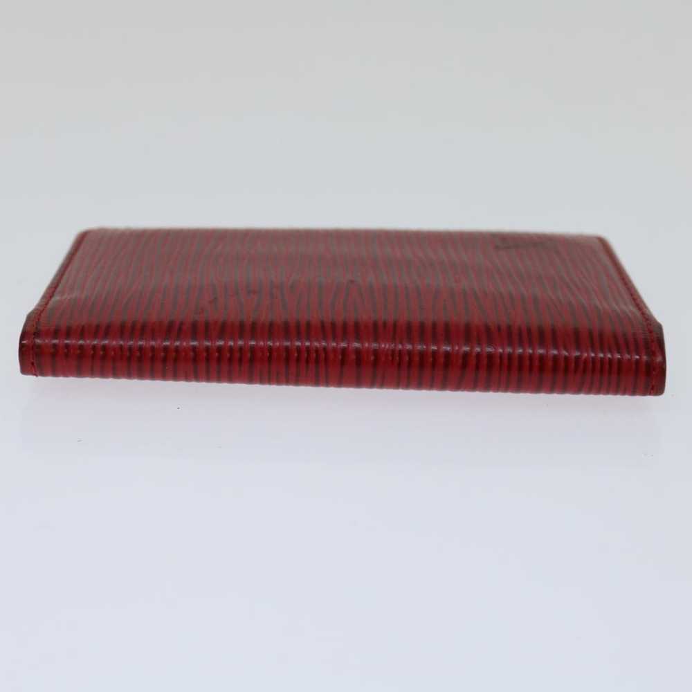 Louis Vuitton Organizer De Poche Red Leather Wall… - image 3