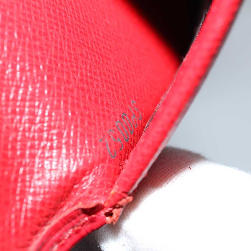 Louis Vuitton Organizer De Poche Red Leather Wall… - image 6