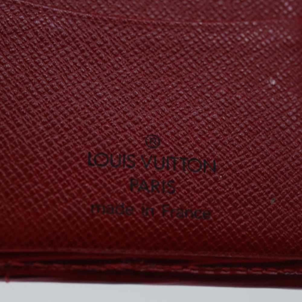 Louis Vuitton Organizer De Poche Red Leather Wall… - image 7