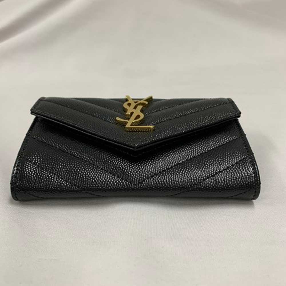 Yves Saint Laurent Authentic Monogram Small Fold … - image 6