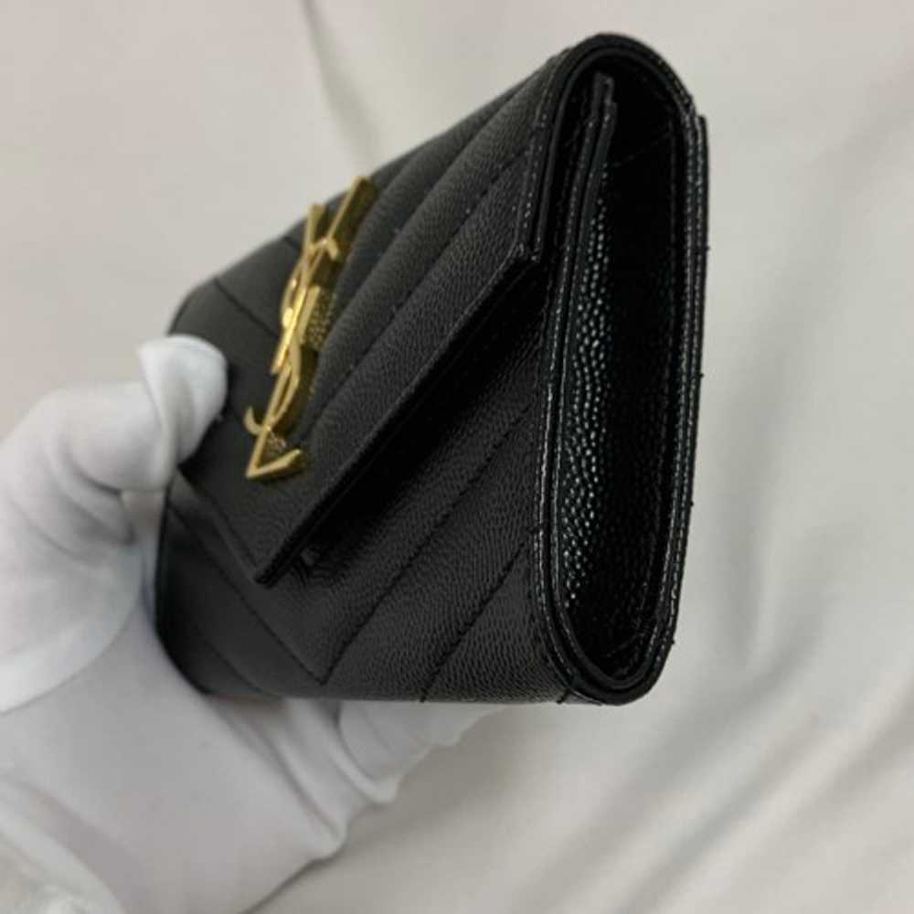 Yves Saint Laurent Authentic Monogram Small Fold … - image 8