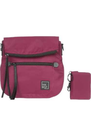 IHKWIP Foldover Saddle Bag Merlot Red Missing Cros