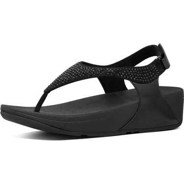 FitFlop Women's Skylar Crystal Toe-Thongs Black S… - image 1
