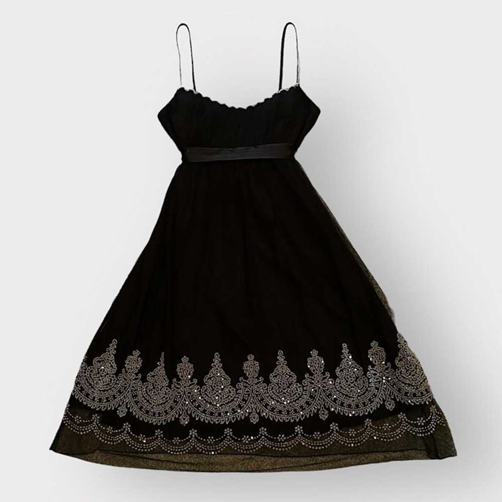 Gothic coquette glam beaded dress - image 1