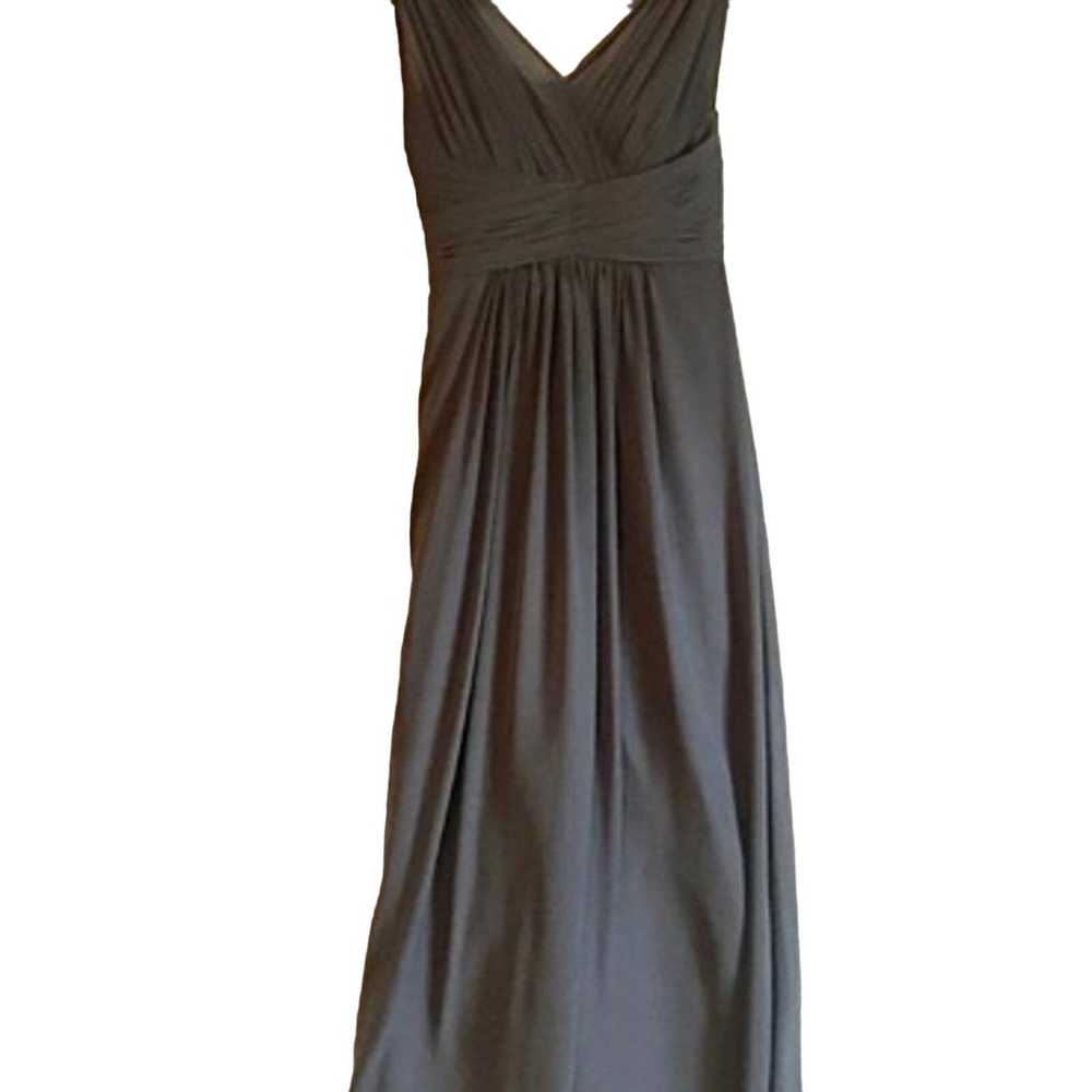 Bill Levkoff Pewter Gray Dress Size 4 - image 2