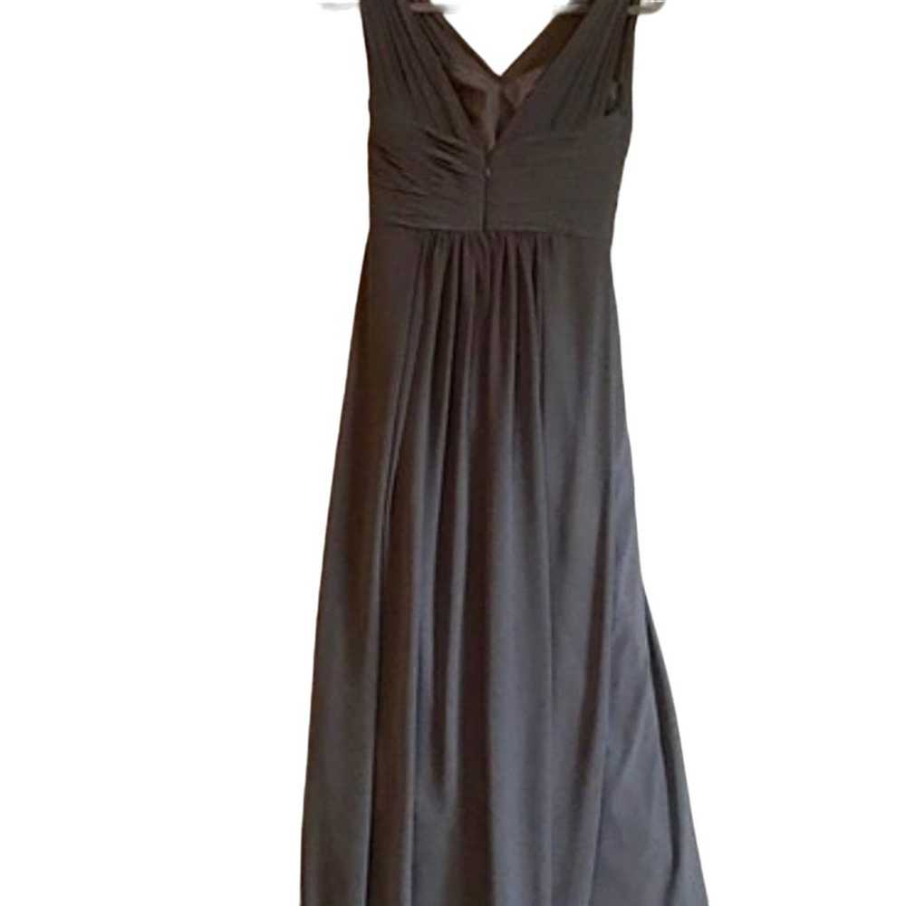 Bill Levkoff Pewter Gray Dress Size 4 - image 4
