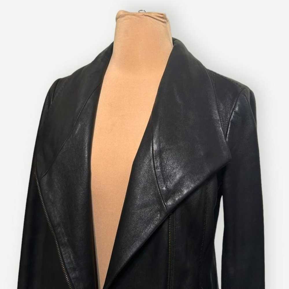 Vince Leather biker jacket - image 2