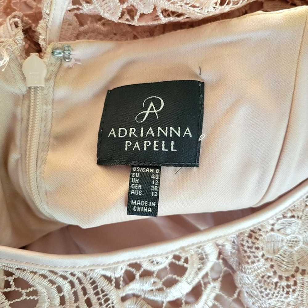 Adrianna Papell Pink Lace Sheath Dress - image 4
